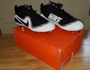 NEW Nike Force ZOOM Mike Trout 4 Metal Baseball Cleats Black White 10 was $130!