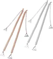 [VALICLUD] Metal Bra Shoulder Straps Set Replacement for Strapless Dresses Decorative Bra Straps Comfortable Versatile