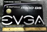 Nvidia EVGA GeForce 8400 GS 1024MB DDR3 Graphics Card - NIB, Sealed -
