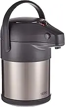 THERMOS stainless steel air pot 2.2L stainless black TAH-2200 SBK