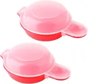2Pcs-Microwave Egg CookerMicrowave Egg Maker1 Minute Fast Egg Hamburg Omelet M