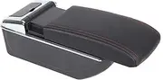 ELOKO for H&yundai Solaris 2 Accent 2017-2019 Car Armrest Box Center Console Storage Box Double Layer Retractable with Cup Holder Arm Handrail Box