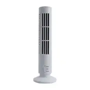 Portable USB Vertical Bladeless Fan, Mini Air Condition Fan Desk Cooling Tower Fan for Home/Office