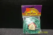 Vintage Snoopy Bicycle Vinyl covered Combination Chain Lock 36" 1970's NEW