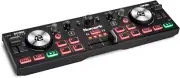 Numark DJ2GO2 Touch - Compact 2 Deck USB DJ Controller for Serato DJ with a Mixe