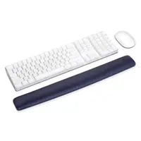 在飛比找PChome24h購物優惠-【YADI】高緩壓機能、紓壓、舒緩、護腕鍵盤墊-藍黑