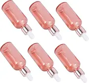 Essential Oil Bottle Set 6pcs Round Shoulder Dropper Perfume Bottles Refillable 50ml Perfume Dripping Bottles for Travel