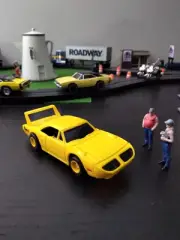 Tyco Plymouth Superbird Yellow Metallic HB 7 Rare Chassis And Body