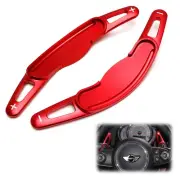 Red Steering Wheel Paddle Shifter Extension For MINI Cooper F55 F56 F57 F54, F60 (for: Mini)
