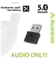 Avantreee DG80P Bluetooth 5.3 USB Audio Transmitter, aptX-LL PC Mac Linux PS5