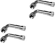 GLEAVI Sets Strong Valve Adapter Right Angle Extension for Car Motorcycle Bike Pcs