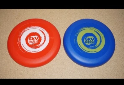 SKY RIDER High Performance Flying Disc RED & BLUE Throwing Disc Frisbee Summer