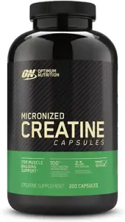 OPTIMUM NUTRITION Micronized Creatine Capsules, 2,500 mg, 200 Capsules