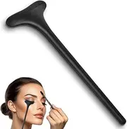 Mascara Shield Applicator Reusable Silicone Eyelid Guard Tool Silicone Eyeliner Tool Eyeliner Applicator Tool Makeup Tool for Beginners (Black)