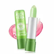 Natural Balm Moisturizing Long Lasting Lipstick Aloe Vera Lip Colour Changing