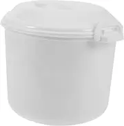 [iplusmile] Portable Microwave Rice Cooker with Lid Versatile for Cooking Rice Pasta Vegetables Easy to Clean Use for Quick Family Meals Multi Purpose Cooking