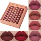 Lipstick Matte Lipstick Makeup Set, 6Pcs Lipsticks for Women Wear Non-Stick C...
