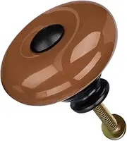 Ceramic Knob,Cabinet,Furniture Pull Handles,Door Pull,Drawer Pull Handle,Ceramic Knobs Pull Handle Furniture Drawer Cabinet Cupboard Wardrobe Dresser Storage Boxes Accessories 32mm Dia Brown