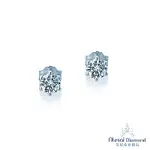 ALESAI 艾尼希亞鑽石 30分鑽石 六爪鑽石耳環 (F/VS1 鑽石 一對耳環60分)