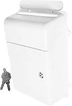 jojofuny Hanging Wall Mailbox with Lock Suggestion Box for Outdoor Use Weather Resistant Design for Complaints Feedback Space Saving Wall Mount Storage