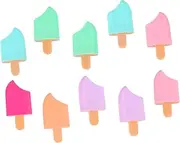 jojofuny 10Pcs Popsicle Highlighters Marker Pens for School Supplies Smooth Writing No Ink Leakage Colors Back to School present Random Color