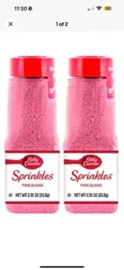 Betty Crocker Sprinkles Pink Sugar 2 Pack