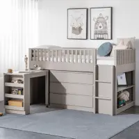 在飛比找momo購物網優惠-【LEVANA】Switch魔術高架床(兒童床/成長床)