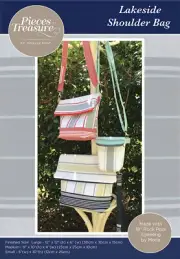 Lakeside Shoulder Bag Pattern by Jenelle Kent for Pieces to Treasure 3 Sizes