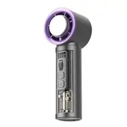 Handheld Semiconductor Refrigeration Fan, Rechargeable Portable Cooling Fan, Air Cooler for Outdoor Use A
