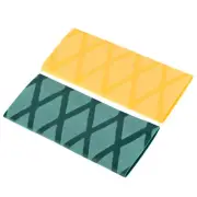 Table Tennis Racket Grip Tape Ping Pong Paddle Overgrip, Green Yellow 2pcs