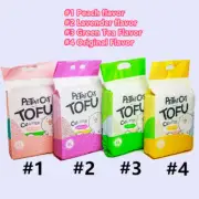 6L 2.5L Tofu Cat Litter Biodegradable Nature flushable Fast Clamping