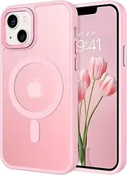 GaoBao Case for iPhone 13 Mini, Mobile Phone Case iPhone 13 Mini [Compatible with MagSafe] Translucent Matte Magnetic Shockproof Anti-Fingerprint Protective Case for iPhone 13 Mini 5.4 Inch Case,