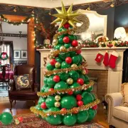 Christmas Balloon Garland Arch Kit Christmas Tree Balloons with Red Green