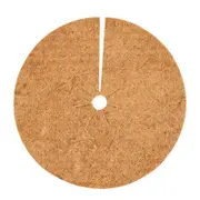 3 Pack Coconut Fiber Protective Mats, 14 Inch Coconut Tree Protection Coconut Tree Ring Mats, Tree Disc Plant Cover for Indoor or Outdoor