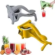 Cubiccredit Manual Juice Squeezer, Hand Juicer Squeezer, Cubiccredit Handheld Lemon Juicer Squeeze, Versatile Fruit Squeeze for Watermelon Lemon Orange Grapes (2pcs-b)
