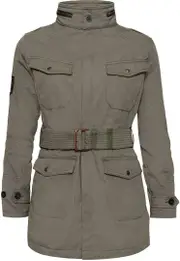John Doe Field Ladies Motorcycle Textile Jacket 2017, green, Size XS for Women