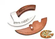 Handmade Viking Pizza Cutter Axe Pizza Slicer Axe Pizza Hatchet with 8” Blade F1