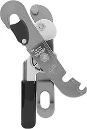 XIASABA Outdoor Climbing Protection Stop Descender Rappelling Gear Ascender Device Quality 7075 Aviation Aluminum Made Suitable for 9 12mm Ropes Max Tensile Force 180KG