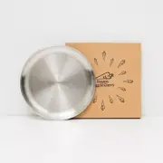 Kaze Fujii Happy Curry Dish Official Stainless Dish Rare 26cm×H1.7cm New
