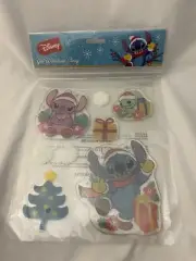 Lilo & Stitch Christmas Window Clings Decorations Angel Scrump Snowflake