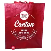 Grocery Outlet (Canton Ohio) Grand Opening ~ Reusable Shopping Tote & Shoe Charm