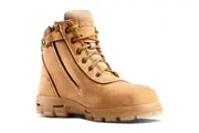 Redback Mens Cobar Nubuck Zip Side Non Safety Work Boot UCWZ - Wheat
