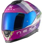 Y.100R Fade Lila White Full Face Helmet