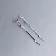 12.5mm Steel Watch Hand fit NH35 NH36 NH38 NH70 NH72 Silver White Seconds Hand