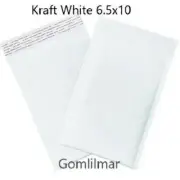 #0 6.5x 10" White Kraft Bubble Envelopes Mailers Bags Padded Shipping Mailing