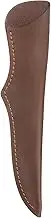 uxcell Leather Knife Sheath 8.9" x 1.89" Leather Pocket Knife Sheath with Hole for Folding Knife Camping Hunting Outdoors, Deep Brown