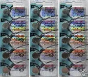 15 Maxell Silver Oxide 344 Batteries