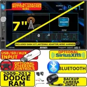 2009-2012 DODGE RAM TRUCK BLUETOOTH USB SD AUX W/ OPT. SIRIUSXM CAR RADIO STEREO
