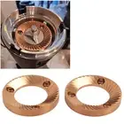 2PCS Coffee Grinder Flat Burr 64mm Titanium Plated Multi Purpose Flat Burr.