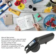 Embossing Label Maker With 2 Rolls Tape Printing 3D Embossed Label Maker Writer